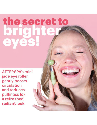 Mini Rodillo de Jade para Ojos Afterspa - Cuidado Facial Vegano
