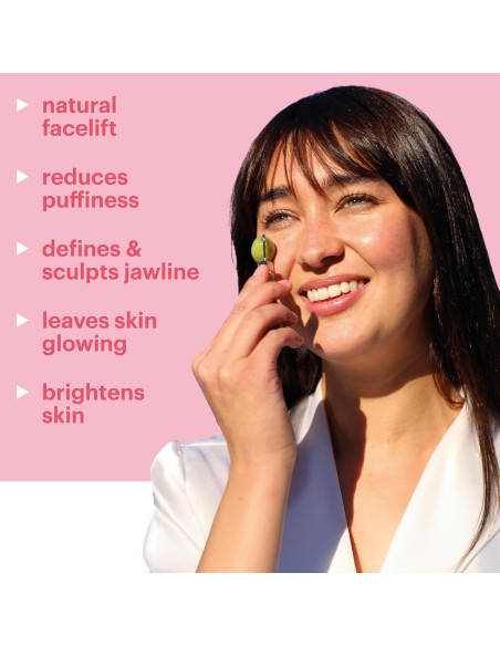 Mini Rodillo de Jade para Ojos Afterspa - Cuidado Facial Vegano