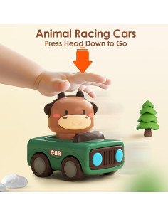 Juguete de Coche Presiona & Ir iPlay, iLearn 8.89x7.01cm 2