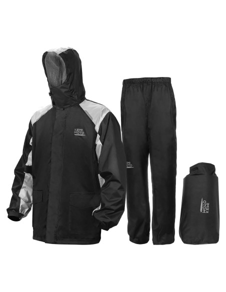 Traje de Lluvia Impermeable KEMIMOTO para Motocicleta L