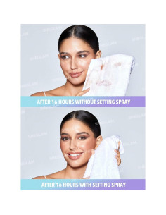 SHEGLAM Spray Fijador de Maquillaje Matificante 99g Púrpura 2