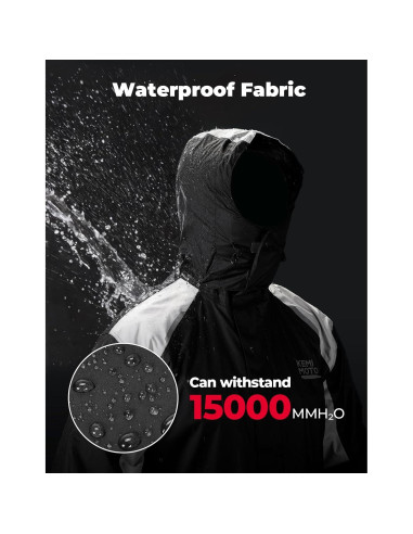 Traje de Lluvia Impermeable KEMIMOTO para Motocicleta L