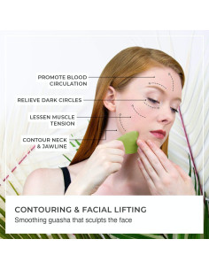 Kit Premium de Jade Roller y Guasha Grace Harvest - 100% Jade Natural 2