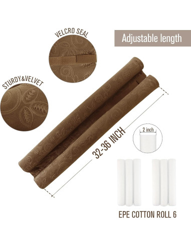 Tapón de Corrientes Tormays 91.44 cm Terciopelo Ajustable