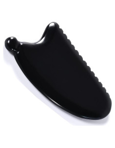 Herramienta Gua Sha Facial Obsidiana Negra Oarkive - Masajeador