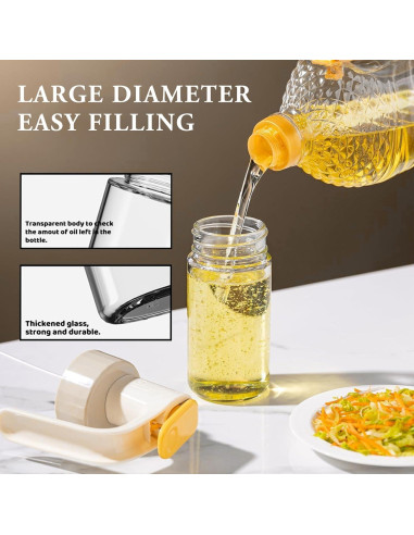 Botella de Spray de Aceite de Oliva Setron 250ml Vidrio