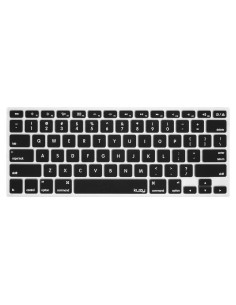 Cubierta de Teclado Kuzy Silicona Negra para MacBook Pro/Air