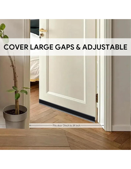 Cepillo de Barrera para Puerta Funnytek 99 cm Silicona Negro