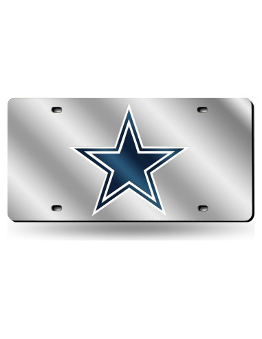 Placa de Matrícula NFL Rico Industries Cowboys 15x30 cm