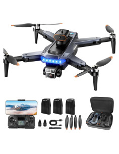 Dron GPS HYTOBP P17 4K Plegable 249g 3 Baterías Negro