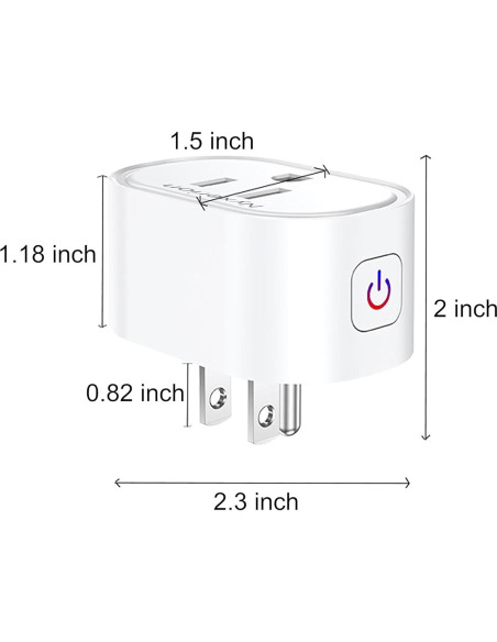 Enchufe Inteligente Nyxerion WiFi Control Remoto Alexa Google