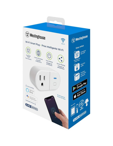 Enchufe Inteligente Wi-Fi Westinghouse 94007 Control Remoto