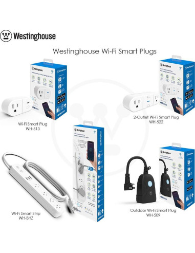 Enchufe Inteligente Wi-Fi Westinghouse 94007 Control Remoto