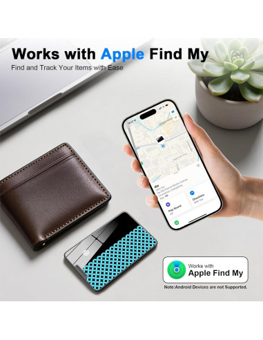 Rastreador de Cartera Bluetooth Trendia, Impermeable IP68, iOS