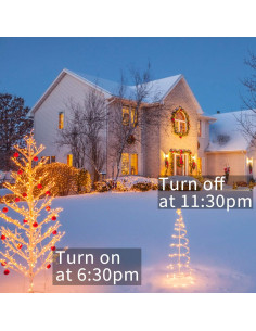 Enchufe Inteligente Exterior Minoston MP22W, IP65, 15A, 2 Pack 2