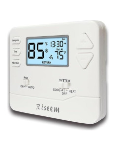 Termostato Digital Programable Riseem STN605 Blanco 24V
