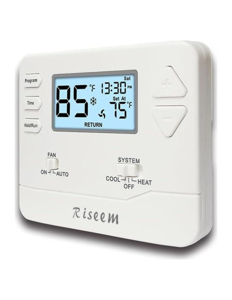 Termostato Digital Programable Riseem STN605 Blanco 24V