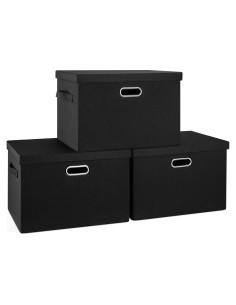 Contenedores de Almacenamiento Graciadeco 36L Plegables 3 Pzas