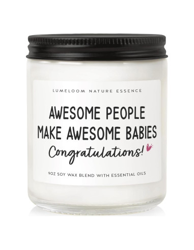 Vela Aromática de Lavanda 255g LUMELOOM para Nuevas Mamás