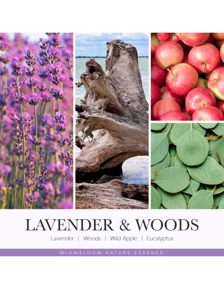 Vela Aromática de Lavanda 255g LUMELOOM para Nuevas Mamás Vela Aromática de Lavanda 255g LUMELOOM para Nuevas Mamás