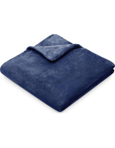 Funda de Edredón con Peso DreamLab 121x182 cm Azul Marino 2