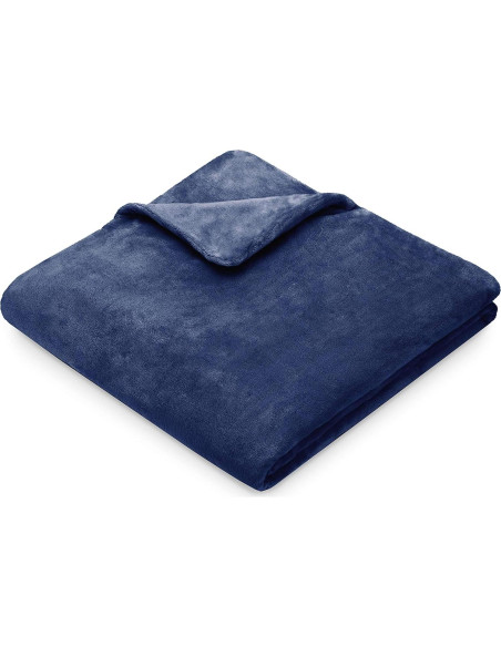 Funda de Edredón con Peso DreamLab 121x182 cm Azul Marino