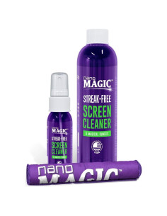 Kit de limpieza de pantallas Nano Magic - 7oz, 2 paños microfibra