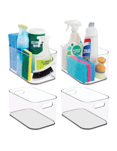 STORi Organizador de Despensa Abierto Claro - Juego de 4