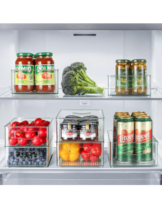 Bins de Almacenamiento Apilables Hudgan 8 Piezas 5L 2