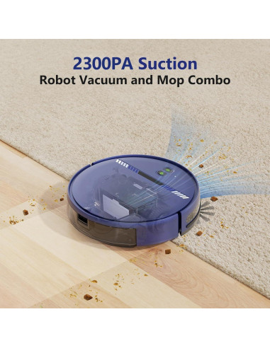 Aspiradora Robótica 2 en 1 XIEBro Life BR151, Mopa y WiFi