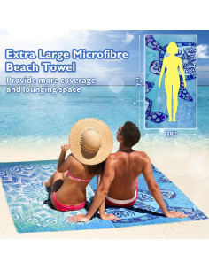 Toallas de Playa Giyim Extra Grandes 180x99cm Microfibra 250GSM 2