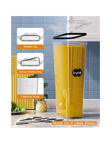 Contenedores de Almacenamiento Herméticos KEMETHY 24 Pcs