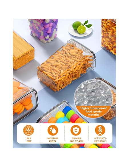 Contenedores de Almacenamiento Herméticos KEMETHY 24 Pcs