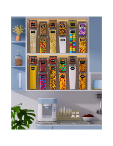 Contenedores de Almacenamiento Herméticos KEMETHY 24 Pcs