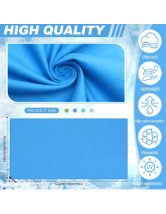 4 Toallas de Microfibra VitalCozy 60x122 cm Secado Rápido 2