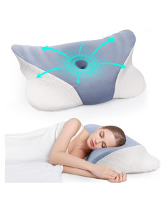 Almohada Cervical Cozyhealth Ergonómica de Espuma 62x41cm