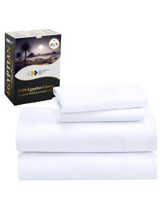 Conjunto de Sábanas Queen California Design Den 100% Algodón Egipcio