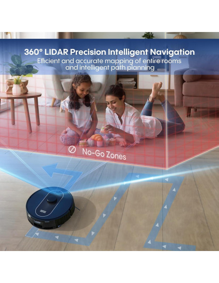 Aspiradora Robótica AZQQ S6Pro con Auto Vaciamiento 5000Pa