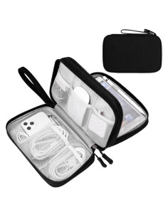 Organizador de Cables FYY Grande Doble Capa Impermeable Negro