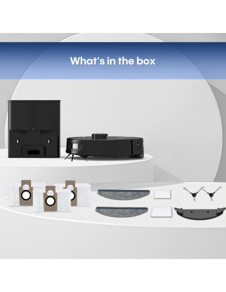 Aspiradora Robótica AZQQ S6Pro con Auto Vaciamiento 5000Pa