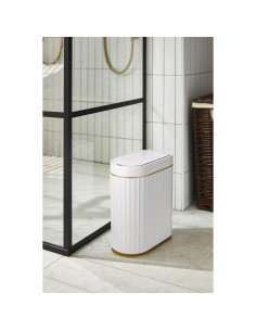 Basurero Automático ELPHECO 2 Galones Sensor Movimiento Dorado 2