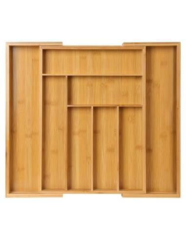 Organizador de Cajones Pipishell de Bambú Ajustable 49.8 cm