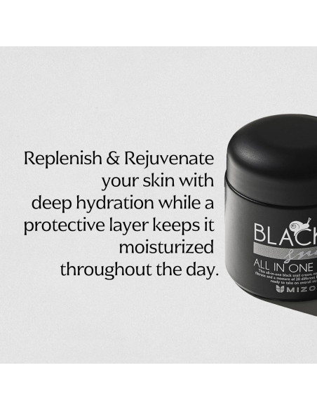 Crema Facial Hidratante MIZON Caracol Negro 75 ml