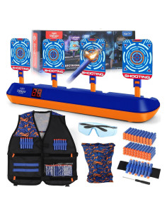 Lehoo Castle Objetivo Electrónico para Nerf con Chaleco