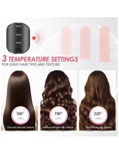 Plancha de Rizar Automática LA MAESII 1 Pulgada 3 Temperaturas 2