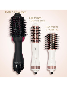 Secador de Cepillo Redondo 1.5" Hair Trends 110-120V 4 en 1 2