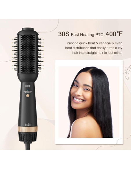 Cepillo Alisador de Cabello Tendencias de Cabello 1000W 60mm