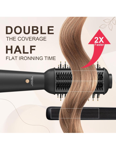 Cepillo Alisador de Cabello Tendencias de Cabello 1000W 60mm