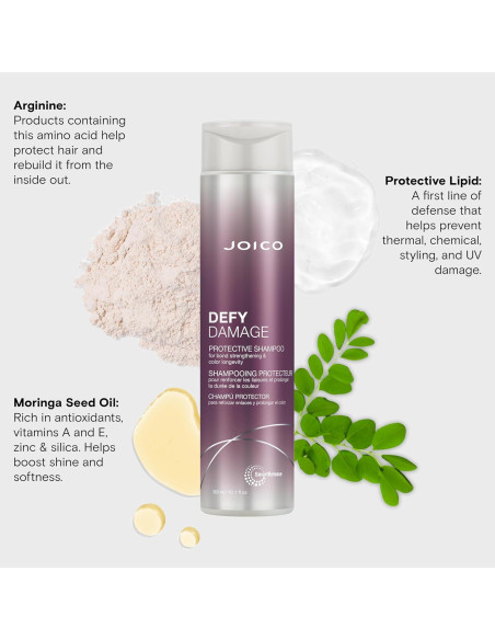 Champú Protector Joico Defy Damage 300 ml | Cabello Tratado con Color