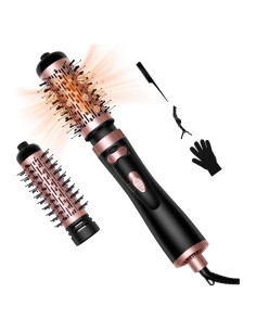 Cepillo Secador de Cabello OKWRAP 3 en 1 con 2 Cepillos 5 cm y 3.8 cm